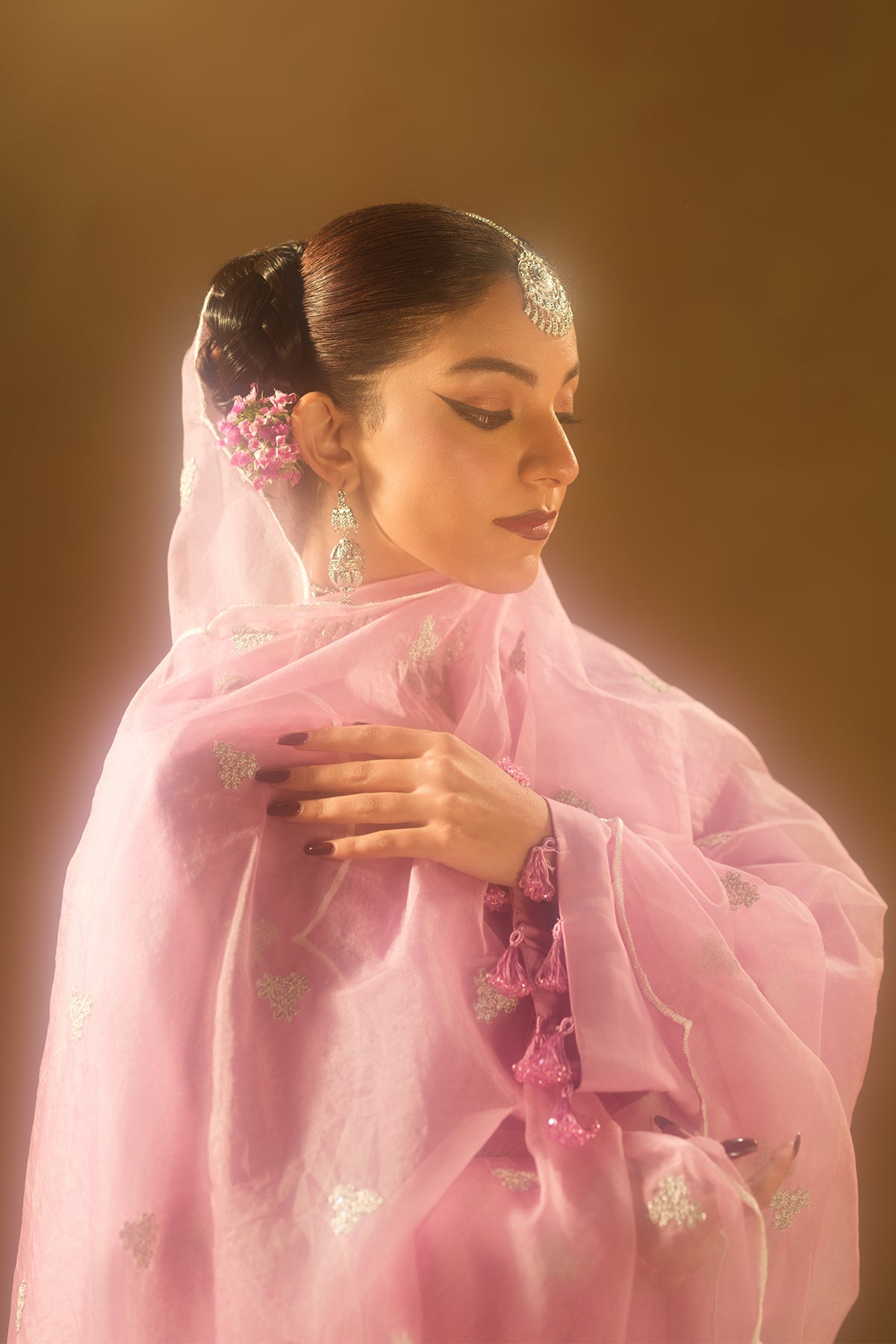 Blush Pink Embroidered Kurta Set