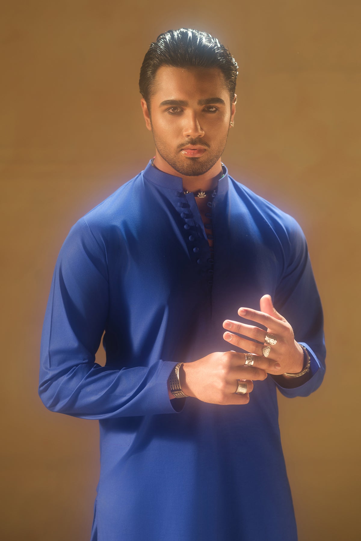 Deep Blue Kurta Pajama