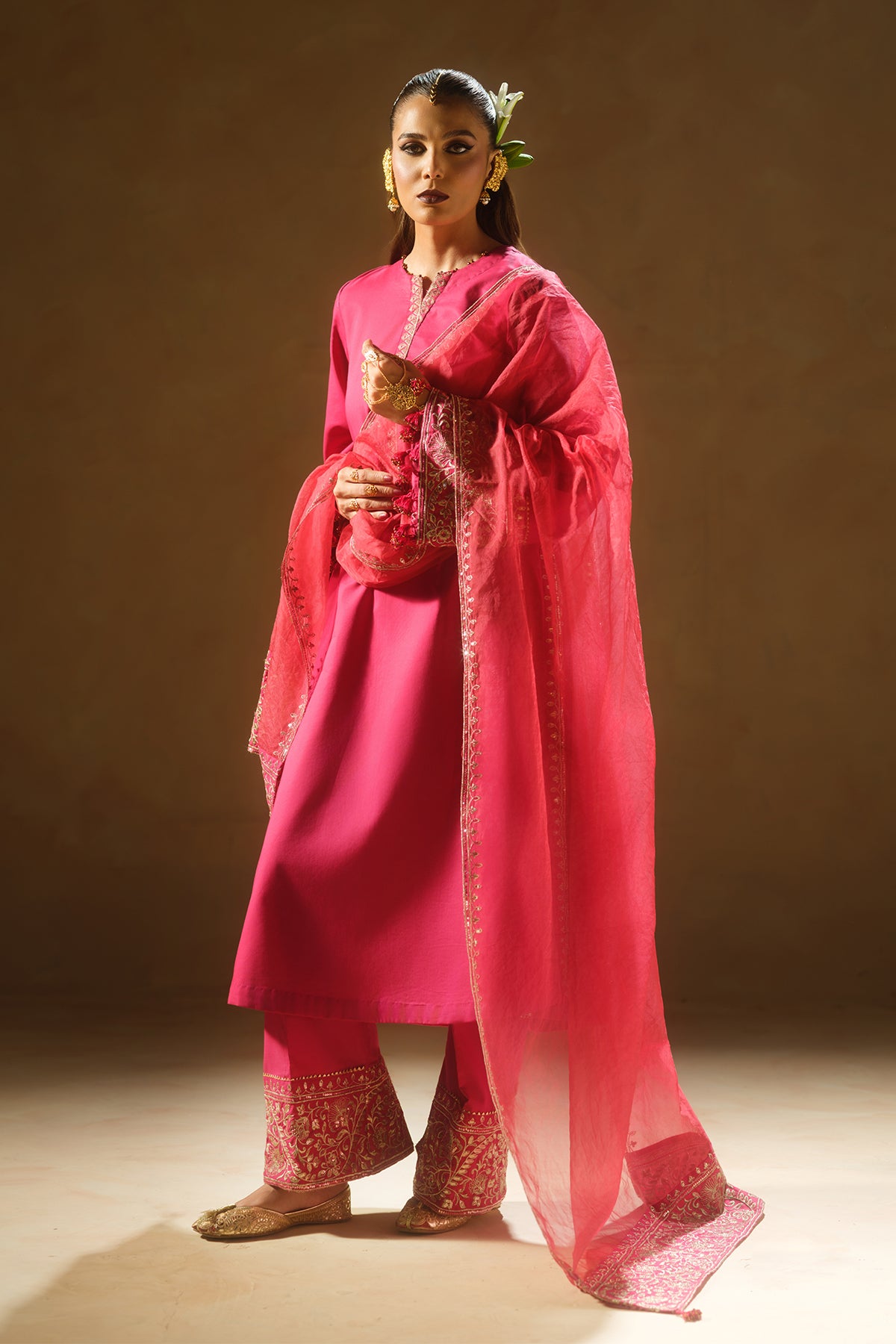 Ruby Red Kurta Set