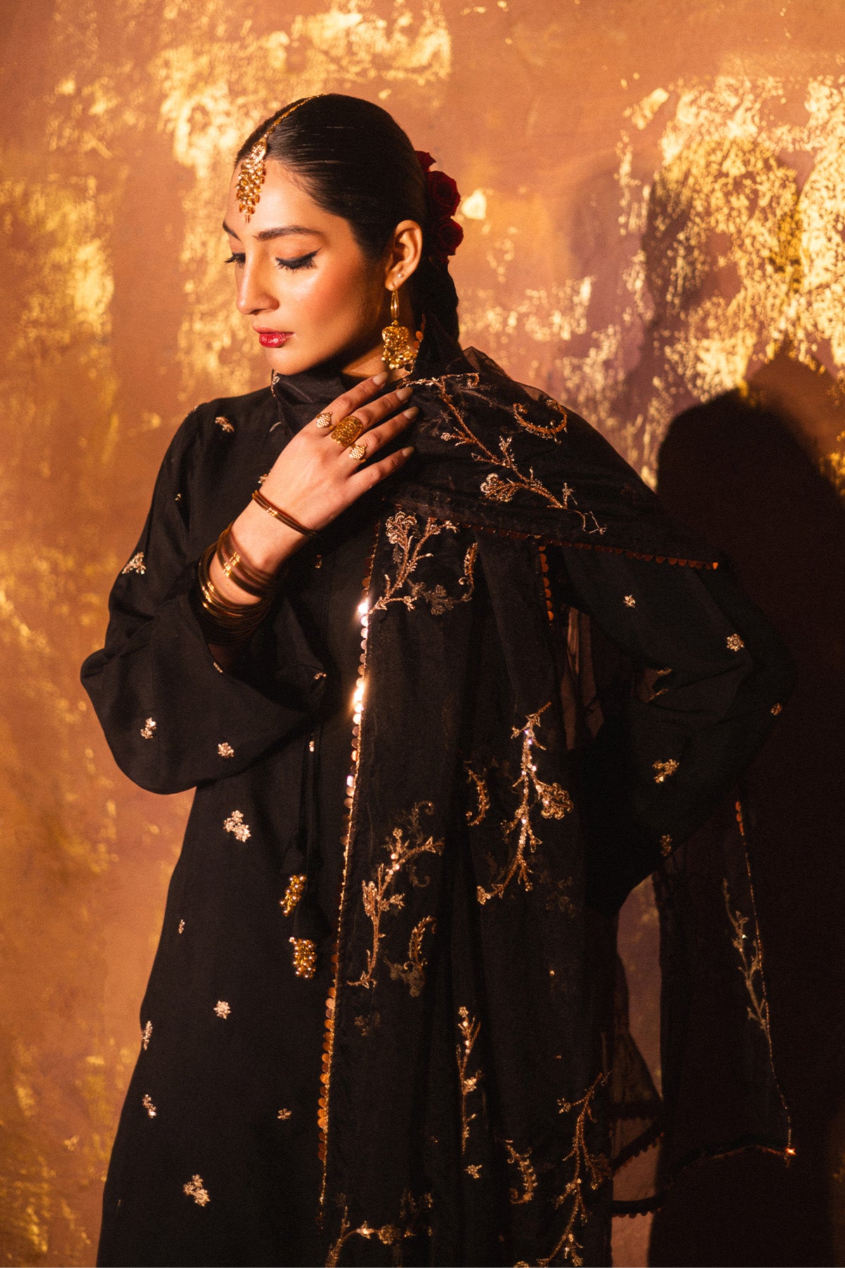 Black Kurta Set